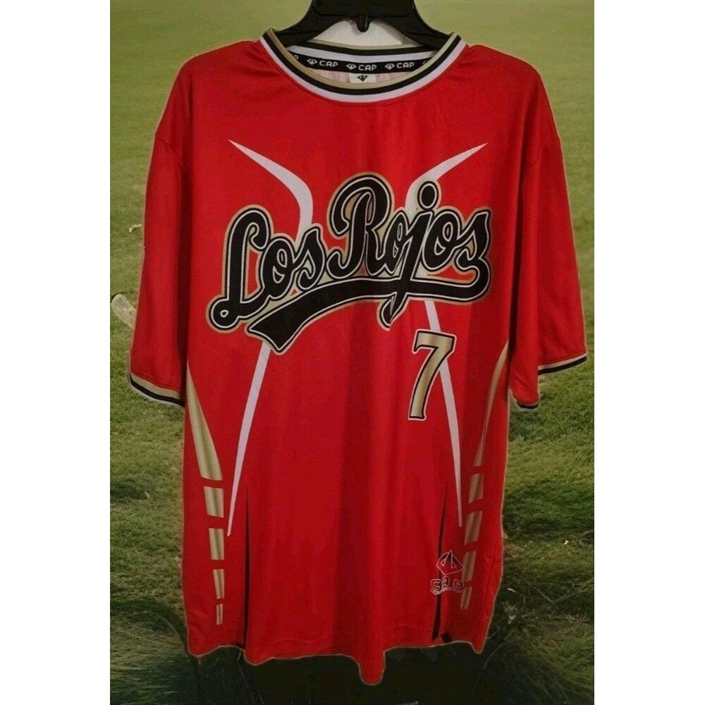 Los Rojos Jersey #7 Arnaldo Size XL Cap Sports Wear BCA